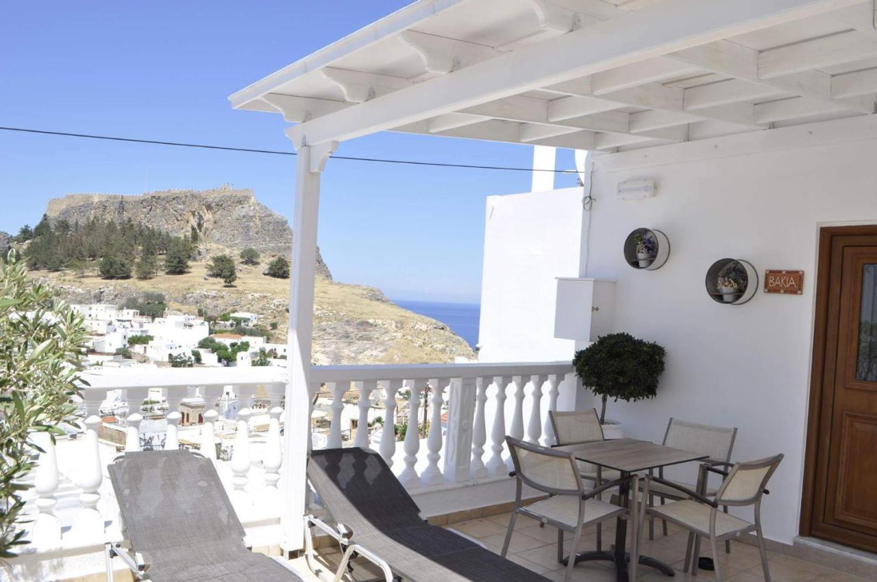 Ferienwohnung Bakia Lindos Exterior foto